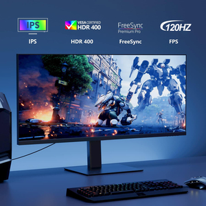Monitor Gaming Popular de <span class=keywords><strong>34</strong></span> <span class=keywords><strong>Pulgadas</strong></span> 4K UHD HDR <span class=keywords><strong>Ultrawide</strong></span> 144 Hz Pantalla para PC Panel Nano IPS VA para Escritorio para Juegos de Alta Frecuencia de Actualización - Product Image 3