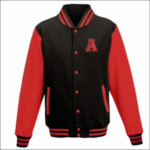 Vestes universitaires pour hommes taille personnalisée avec support décontracté veste d'hiver unie à manches en cuir vierge pour enfants en polyester respirant de taille personnalisée pour hommes - Product Image 4