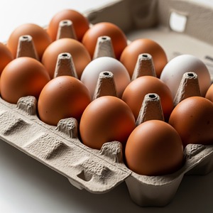 Huevos Frescos de Pollo con Conchas Marrones y Blancas, Envases Naturales y Saludables Cuidadosamente Embalados a Granel para Exportación, Descuento Especial - Product Image 5