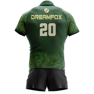 Manufacturer Cheap Price Rugby Uniform Sets Sportswear Breathable Polyester Multi Colors Design Lightweight - Product Image 6