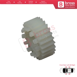 BWR5178 Window Regulator Motor Cog Roller <b>Small</b> Gear for 3 5 6 CX-7 CX-9 RX-8 G22C5858 - Product Image 3