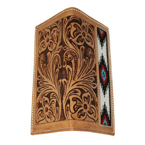 Bolso Ejecutivo de Cuero Genuino Hecho a Mano de Estilo Bohemio Indio, Cierre de Cremallera de Lujo Duradero, Estampados de Animales, Viajes, Primavera Verano - Product Image 2