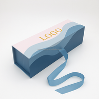 Boîte cadeau en papier pliable magnétique de qualité supérieure avec formes personnalisables, revêtement UV et caractéristiques d'emballage haut de gamme