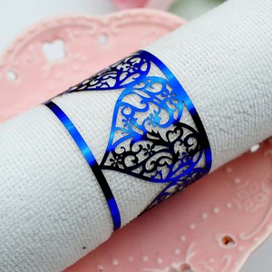 Fashionable Hot Sale Elegant Stainless Steel Gold Plated Wired Design Decoration Napkin <b>Ring</b> High Quality Royal Napkin <b>Ring</b> - Product Image 6