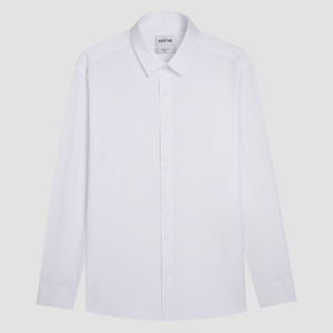 Aristino <b>Men's</b> <b>White</b> Anti-Wrinkle Breathable <b>Dress</b> <b>Shirt</b> Microfiber Workwear Style Summer ALS5000Z Wholesale - Product Image 1