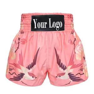 Pantalones cortos de boxeo MMA lavados de diseño personalizado ligero Unisex Fight Gear Training Gym Wear secado rápido - Product Image 5