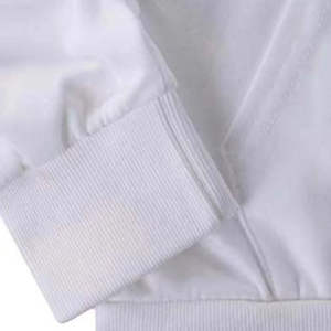 Sudaderas con Capucha de Invierno para Hombre, Blancas, Manga Larga, MOQ Bajo, 100% Algodón, Felpa, Transpirable, con Cremallera, Casual, Tejido de Punto, Logotipo Frontal - Product Image 6