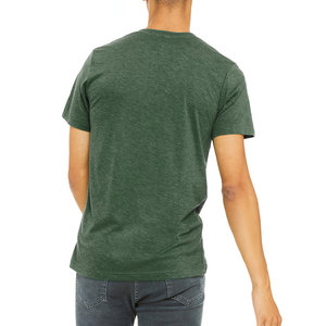 Bella + เสื้อยืดผ้าใบใส่ได้ทั้งชายและหญิงเสื้อยืด3001CVC สไตล์เฮเทอร์เสื้อยืด CVC คอกลมผู้ชายผ้าฝ้ายแท้สีเขียวเข้ม - Product Image 3