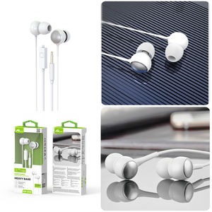 KIRK EP-059 Auriculares intrauditivos blancos de 1,2 m y 3,5 mm - Product Image 3