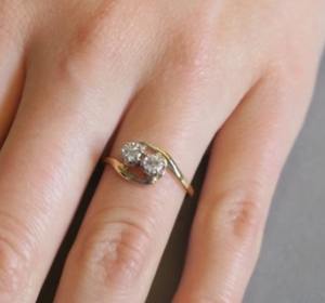 Beautiful Moissanite Round Shape <b>Ring</b> Sterling Silver Moissanite Engagement <b>Ring</b> Customized <b>Ring</b> - Product Image 1