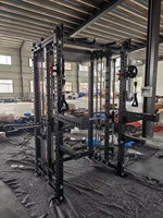 Máquina Multifunción Directa de Fábrica SK con Barra Smith y Rack de Potencia, Equipo de Gimnasio Comercial al por Mayor OEM ODM
