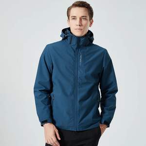 Otoño nueva chaqueta de Montañismo para hombre a prueba de viento y tela impermeable moda Hip Hop diseño Casual de gran tamaño al aire libre abrigo - Product Image 5