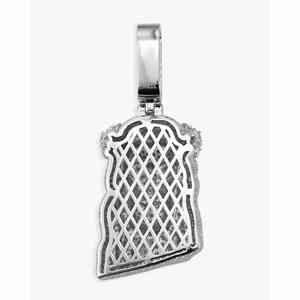 Pendentif Jésus en Or 14 carats, Métal Durable, Moissanite, Symbole Religieux Élégant - Product Image 5