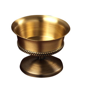 Cuenco de comida de helado de latón, taza de helado de bañera hecha a mano con tamaño personalizado y utensilios de cocina y uso en restaurantes - Product Image 6