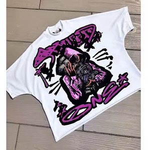 2025 T-shirt surdimensionné personnalisé coton 100% épaule tombante T-shirt graphique DTG sérigraphie personnalisé - Product Image 1