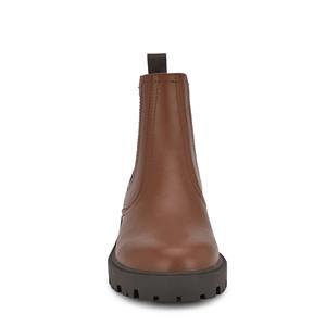 รองเท้าบู้ททำงานสำหรับผู้หญิงมาใหม่รองเท้าพื้นหนาแบบคลาสสิกสำหรับฤดูหนาวมาใหม่2025รองเท้าบูททำงานกันลื่นหนังเรียบ - Product Image 4