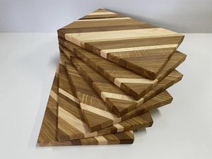 เขียงไม้ & จานเสิร์ฟทรงสี่เหลี่ยมผืนผ้าทนทานหนา12มม. - Product Image 2