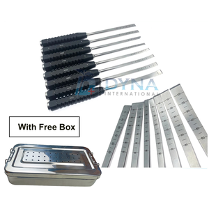 Ensemble de 8 ostéotomes orthopédiques Instruments chirurgicaux vétérinaires en acier inoxydable - Product Image 1