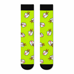 Chaussettes fantaisie tendance avec motifs uniques, unisexe, en coton peigné, pour usage quotidien, prix de gros, fabricant - Product Image 1