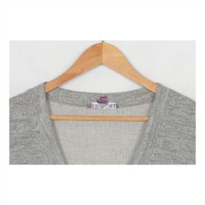 เสื้อสเวตเตอร์ถักคอวีลายทางสำหรับผู้ชายเสื้อสเวตเตอร์ถักสไตล์ใหม่สำหรับผู้ชายสไตล์คลาสสิก - Product Image 3