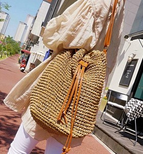 Sac de plage en paille de qualité supérieure, panier marocain, panier français - Product Image 1