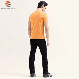 Camiseta Lisa de Cuello Redondo para Hombre, Talla Grande, Informal, de Manga Corta, de Algodón de Alta Calidad - Product Image 4