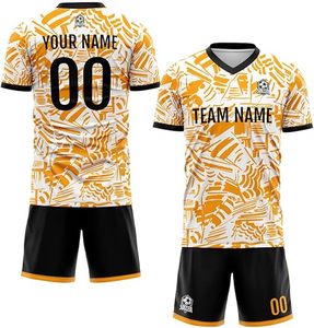 Uniforme de football unisexe personnalisable de haute qualité ensemble respirant col en v adulte Style optimal vêtements d'été Service OEM 100% Polyester - Product Image 1