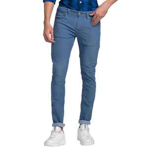 กางเกงยีนส์ลำลองขายาวสำหรับผู้ชายพิมพ์โลโก้ตามสั่ง - Product Image 1