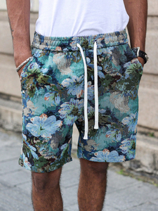 Short à sublimation Offre Spéciale Streetwear d'été avec logo personnalisé Short pour homme à cordon de serrage respirant avec impression rapide par sublimation - Product Image 4
