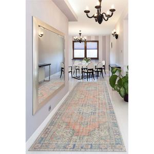 พรมลายเหรียญตราตุรกี: พรมปูพื้นแบบตะวันออกกันลื่น ลายพิมพ์ ดีไซน์เชนิลล์ - Product Image 5