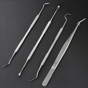 Juego de Herramientas de Limpieza Dental de Acero Inoxidable Duradero, Removedor de Sarro Manual y Pinzas para Eliminar el Sarro, Manualidades de Uñas - Product Image 3
