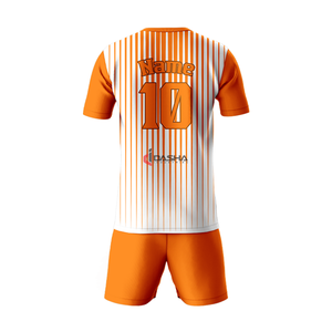 Camiseta de fútbol juvenil del equipo Camiseta de fútbol de manga corta 100% Poliéster Camiseta de fútbol de alta calidad Uniforme de fútbol - Product Image 2