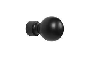 Embouts de rideau réglables en fer de 25 mm noirs de luxe au design industriel, longueur personnalisable facile à installer pour la maison - Product Image 5