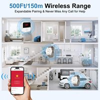 Reloj Inteligente Daytech Tuya con Botón de Llamada SOS, Localizador Portátil para Personas Mayores, Alerta de Emergencia para Cuidadores, Sistema de Alarma con Alerta Sonora