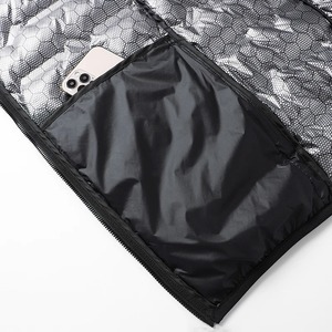 Veste bouffante à manches longues en plein air de haute qualité style toile décontracté avec logo avant vente en ligne à prix raisonnable - Product Image 4