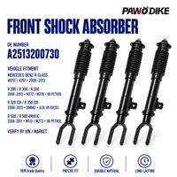 Amortisseur de suspension avant droit pour véhicule, référence OE A2513200730, pour Mercedes Classe R W251 2006-2013, pièce de rechange pour châssis