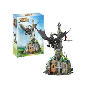 <span class=keywords><strong>Dragon</strong></span> Taming City: <span class=keywords><strong>Dragon</strong></span> <span class=keywords><strong>Lord</strong></span> Castle Building Blocks-Juguete de MODELO DE MONTAJE educativo para niños, ¡regalo de Halloween ideal para niños! - Product Image 6
