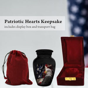 Honorary Memorials Patriotic <b>Hearts</b> Eagle - Product Image 4