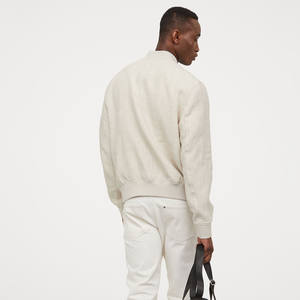 Vêtements décontractés de grande taille Bomber Jackets Service OEM Blouson bombardier de haute qualité 2025 pour hommes Vente en ligne - Product Image 3