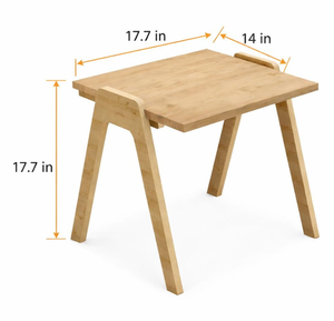 3-Piece <b>Nesting</b> <b>Table</b> Set Modern Stackable Side <b>Tables</b> Wooden - Product Image 2
