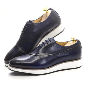 Chaussures en cuir pour hommes, style européen et américain, formelles et décontractées, best-seller 2026, vente chaude sur le marché mondial - Product Image 6