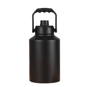 Wholesale outdoor stainless steel <b>Large</b>-capacity Water Bottle with handles - Product Image 2