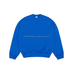 Sudadera de Lujo con Cuello Alto, Sudadera de Algodón Orgánico Grueso de Alta Calidad, Sudadera con Logotipo Personalizado, Sudadera Holgada con Cuello Redondo - Product Image 5