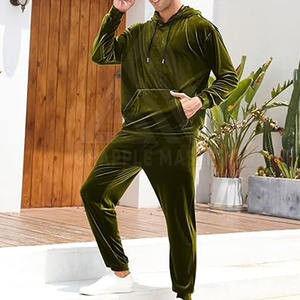 2024 meilleur Design hommes velours survêtement haute qualité séchage rapide Gym Sportswear taille XXL avec Logo personnalisé pour l'hiver - Product Image 2