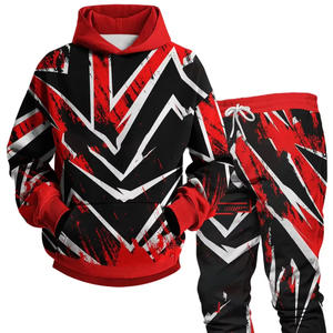 Conjuntos de chándal para hombre Sudadera con capucha y pantalones Mujer Jersey con capucha de color sólido + Pantalones Traje Ropa deportiva informal Conjuntos Hombre - Product Image 1