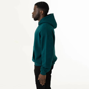 Meilleur prix 100% coton respirant hommes sweat à capuche nouveau Style hiver couleur unie qualité sweats à capuche et sweat-shirts - Product Image 2