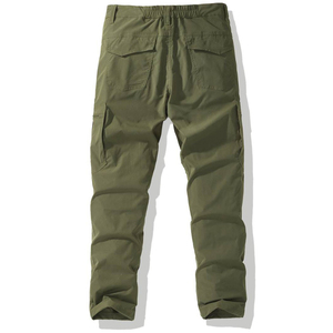 Pantalones Cargo de algodón informales de otoño para hombre, ropa de calle frontal plana con bolsillo de tela Oxford, senderismo, nueva venta al por mayor - Product Image 2