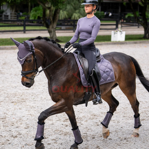 Tapis de selle de cheval anglais professionnel couches respirantes durables intérieur confortable et doux conçu pour la performance équestre - Product Image 3
