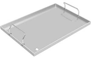 Bandeja de Metal de hierro de diseño moderno, bandeja de servicio de Navidad negra mate para decoración de té y café en la cocina del hogar o restaurante - Product Image 5