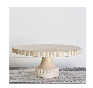 Soporte de pastel de madera de 2 niveles Personalizado Nuevas artesanías Soporte de pastel de madera más vendido Tamaño y logotipo personalizados - Product Image 3